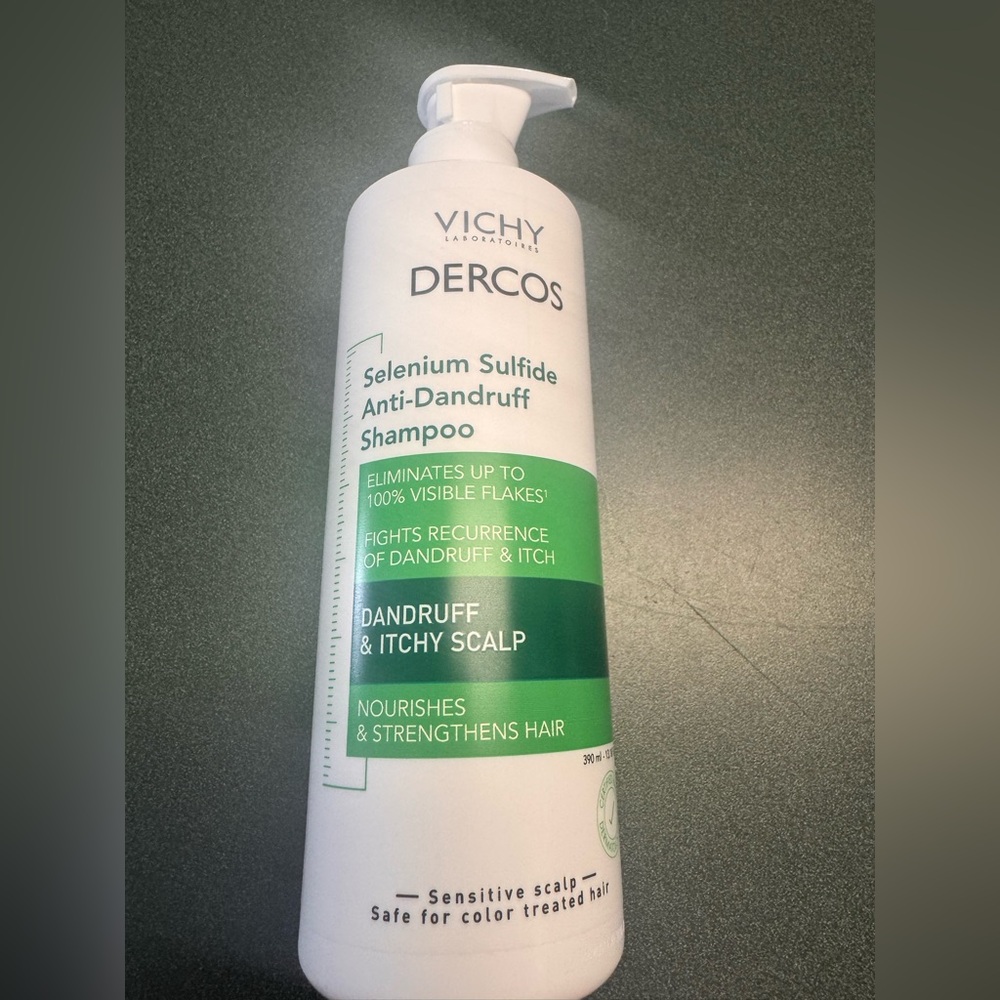 Vichy Dercos Selenium Sulfide Anti-Dandruff Shampoo 13.18 FL. OZ.